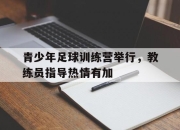 yabo-青少年足球训练营举行，教练员指导热情有加